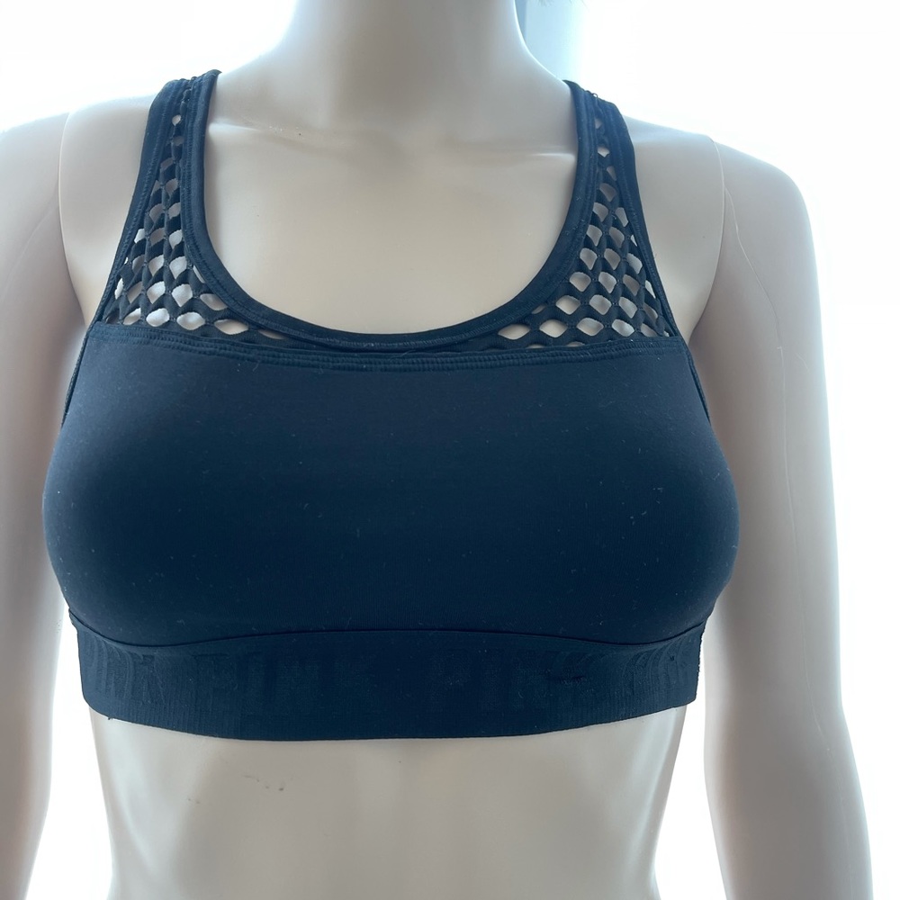 victoria secret cut out fishnet sports bra xs